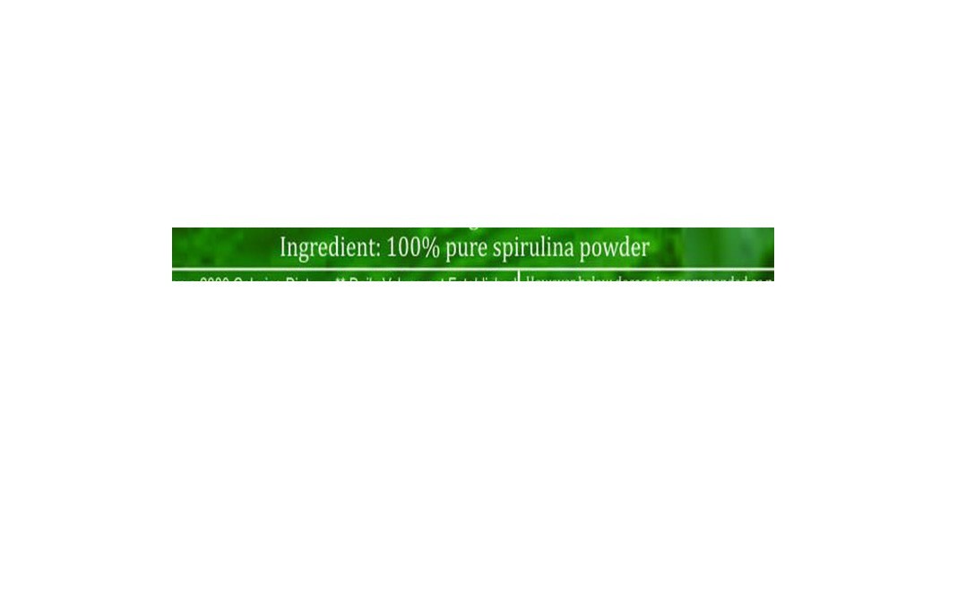Soul Centric Spirulina Pure Raw Powder   Pack  500 grams